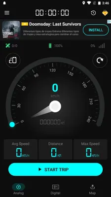 GPS Speedometer android App screenshot 3