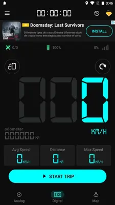 GPS Speedometer android App screenshot 4